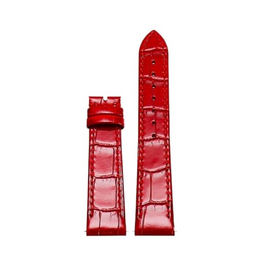 Bracelet Santos Dumont en cuir façon crocodile pour femme