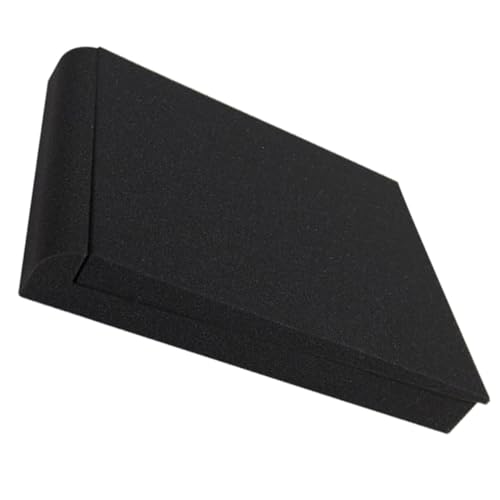Alipis Pad Isolamento Acustico per Casse Audio in Schiuma ad Alta Densità Cuscinetto Antivibrazione Antiscivolo per Diffusori Tv e Studio Accessorio Insonorizzante Nero