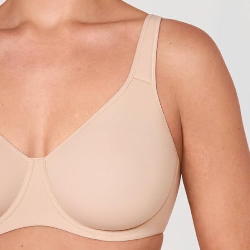 Image of DELIMIRA Women's Inbarely Plus Full Coverage Bra Plus Size Underwire Unlined Seamless Bras