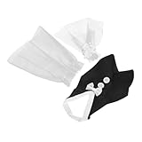 SOLUSTRE 4 Piezas Fundas Botella Vino Pequeñas Decorativas para Boda Cubiertas Adorables Vestidos Novios Reutilizables para Decoración Romántica Mesa Fiesta