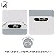 ARDES - AR2P223AB GROWY Babywaage - Multifunktionale Smart Babywaage mit abnehmbarem Tablett - Digitale Personenwaage für Kinder Tiere Erwachsene