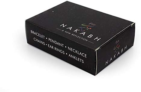 Nakabh 8 inch Stylish Chain Style Stainless Steel Bracelet for Men Boys Unisex, Metal Stainless Steel