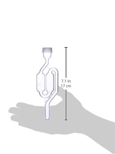 Vintage Shop pc1 Airlock em forma de S (pacote com 10), transparente