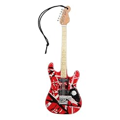 Modèle de Guitare Décoration Cadeaux Décorer Matériau de Grain de Bois Miniature Tilleul Rouge Ornement en Tilleul Petit Petit Cadeaux Petits Kits de Moto - Les Beatles, Paul McCartney, John Lennon, RIngo Starr, George Harrison