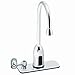 Speakman S-9118 Sensorflo Battery Powered Sensor Faucet with 4-Inch Deck Plate Under Counter Mechanical Mixer and Manual Override