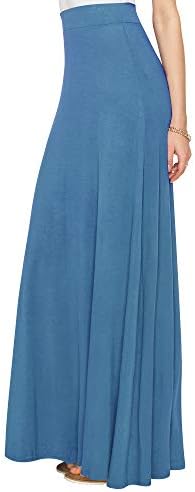 Lock and Love Women's Casual Comfy Stylish High Waist Flare Long ...