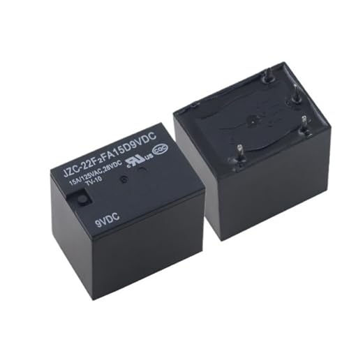 Relais JZC-22F 2FA15D9VDC haute durabilité mécanique 4 pins 15A