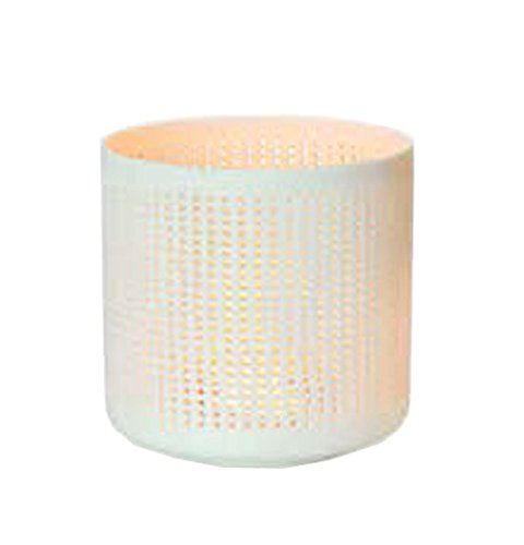 Andrea House AX64348 Support Bougie Ceramica Bl HCM Ø12 X 12 Cover