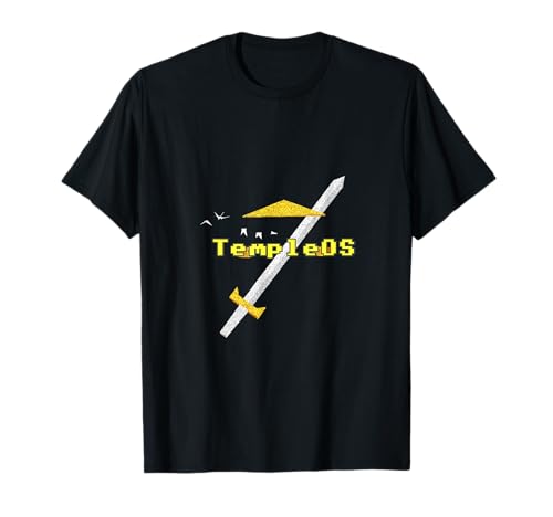 TempleOS Start-Up Logo. Temple OS Created By Terry A.Davis T-Shirt