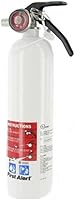 First Alert REC5 Rechargeable Fire Extinguisher for RV Boat Marine - UL 5-B:C Rated, Durable Metal Head