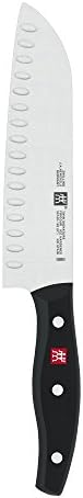 Zwilling  J.A. Henckels Twin Signature Chinese Chef Knife, Santoku Knife 7 Inch,Stainless Steel, Black
