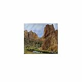 3dRose 11x12 Wash Cloth for Face and Body - Central OR, Redmond, Terrebonne. Smith Rock SP. Crooked River. Landscape