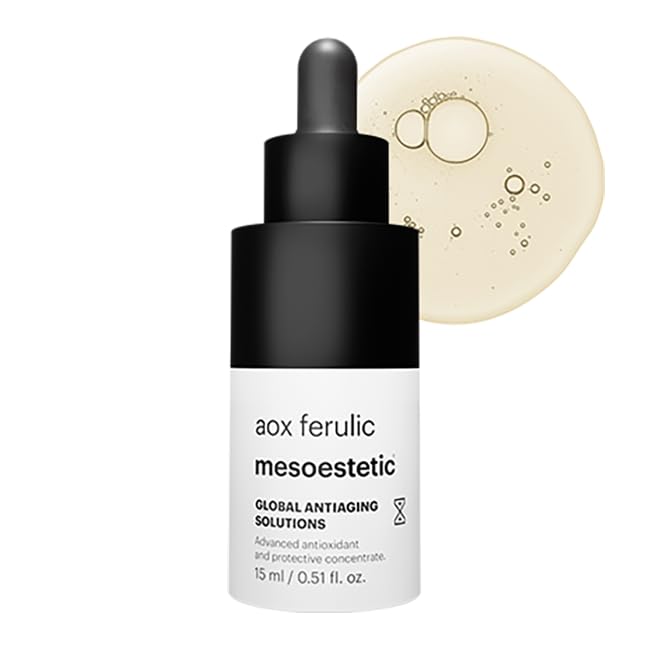 aox glutathione mesoestetic Mesoestetic AOX Ferulic Antioxidant Anti-Ageing Serum 15ml with Glutathione  and Astaxanthin : Amazon.ie: Beauty