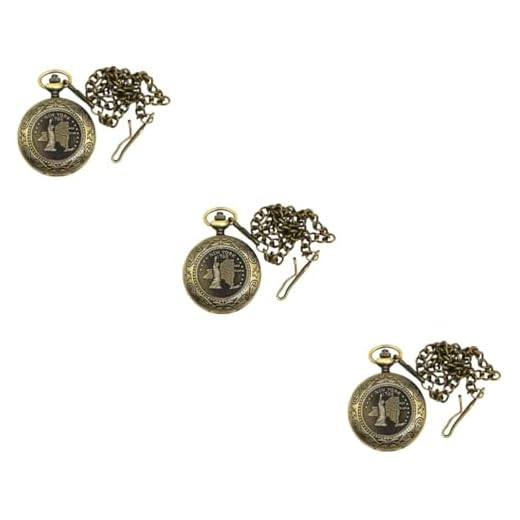 BESPORTBLE 3 Pecas Colar De Bússola Presente De Bússola De Bolso Bússola De Bolso Antiga Bússola De Bolso De Latão Bússola Para Caminhadas Bússola Digital Flip Bússola Relógio Clássico Cara