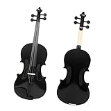 Anfängergeigen Eine 4/4-Zoll-E-Violine Perfekt Für Anfänger Und Professionelle Spieler.(Black)