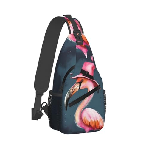 Bolso cruzado deportivo estilo sling negro miniatura 2