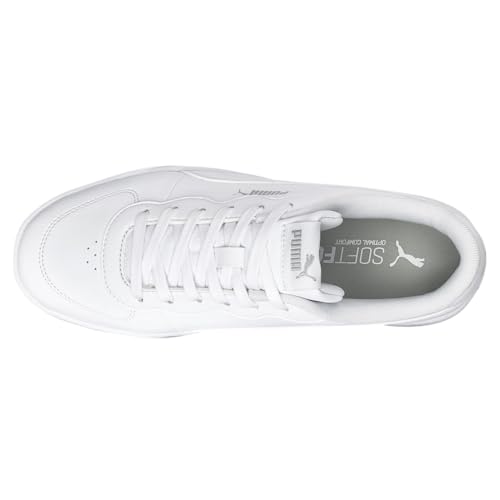 PUMA Womens Skye Clean Lace Up Sneakers Shoes Casual - White4