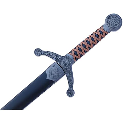 Vulcan Gear Medieval Knight Sword with Scabbard Cover