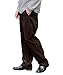 [ウィゴー] 男女兼用 イージーパンツ ワイドパンツ ズボン ボトムス ロングパンツ 服 シンプル 通年 定番 ギフト プレゼント 服 秋服 冬服 春服 春 夏 秋 冬 メンズ M タイプG(コーデュロイ) ダークブラウン
