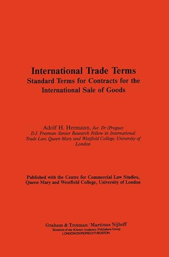 International Trade Terms:Standard Terms for Contracts for the International Sale of Goods