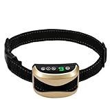  YLXGG Collier Anti-aboiement Chien - 3 Modes Choc Électrique/Vibration/Sensibilité Aide au Dressage Inoffensif Automatique Batterie Rechargeable Sangle Reflechissant Réglable pour Petit Gros Chien