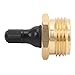 lvifloae RV Blow Out Plug Brass Prolongs, Winterize Blow Out Adapter, RV Lifespan Effective Water Clearance Essential Tool for Winterize RV Water System Motorhome Travel Trailer