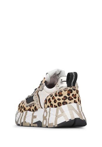 Voile Blanche Sneakers In Suede E Tessuto Tecnico, Beige-Nero- 39 - 5