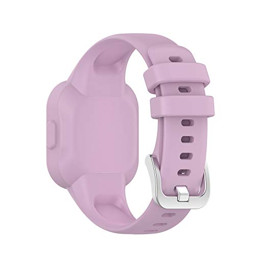 REYDA Silicone Band Compatible for Garmin Vivofit jr.3, Soft Flexible Breathable Silicone Watch Band Sport Wristband Metal Buckle Bracelet Replacement Band for Garmin Vivofit jr.3 Fitness Tracker