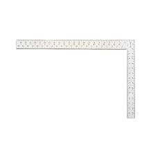 Starrett Professional Framing Square with Clear Coating and Tempered Steel - 1/8" Graduation Stamping, 24" x 2" Body, 16" x 1-1/2" Tongue - FS-24