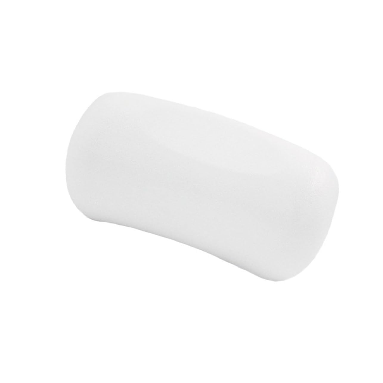 BESTYASH Cuscino 7 Ventose Potenti in Materiale Pu per Vasca da Bagno Colore Bianco Confortevole e Antiscivolo per Spa e Bagno per Adulti e Ragazzo Ragazza