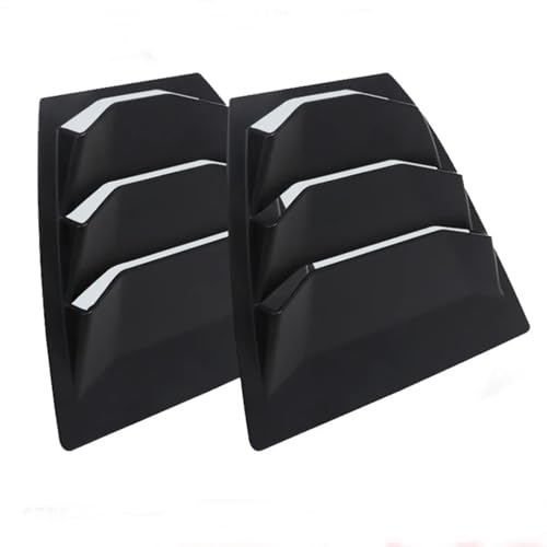 �E�B���h�E���[�o�[ �}�c�_ 3 �A�N�Z�� 2014-2018 �ɓK�� �ԗp ���A���[�o�[ �E�B���h�E �T�C�h�V���b�^�[ �J�o�[ �g���� �X�e�b�J�[ �x���g�X�N�[�v ABS �J�[�{���t�@�C�o�[ ���A�T�C�h�E�B���h�E���[�o�[(Matte black)