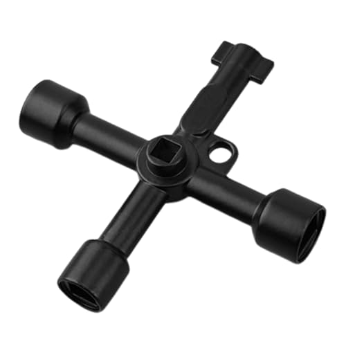 DWFEYOI Chiave Universale per Armadio Tecnico, Chiave Triangolare a 4 Vie, Chiave Multifunzionale a 4 vie, 5 dimensione interna, per Elettricità, Acqua, Gas, Contatore, Armadietto, Chiave di Apertura