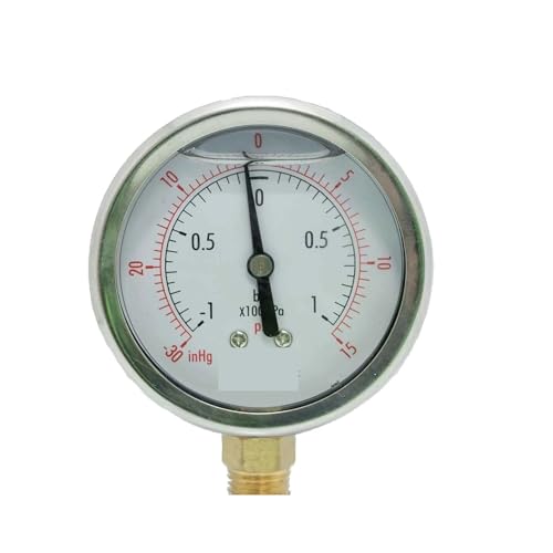 Manomètre de pression d'huile pour circuits hydrauliques et moteurs de garage