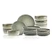 Price comparison product image Karaca New Skal Stoneware Plates and Bowls Set, Reactive Glaze Dinner Set, Complete Kitchen Tableware Collection, Ideal Dinnerware for 6 People Dining Experience, Dishwasher Safe, 18 Piece