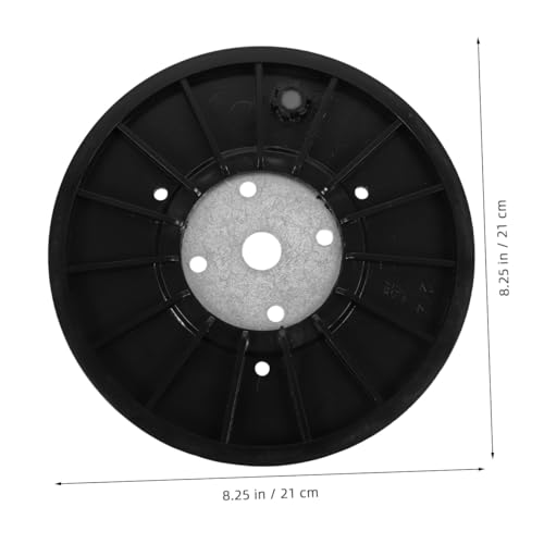 Solución a ruidos en transmisión de bicicleta estática con este disco de cinturón negro de 2cm 2