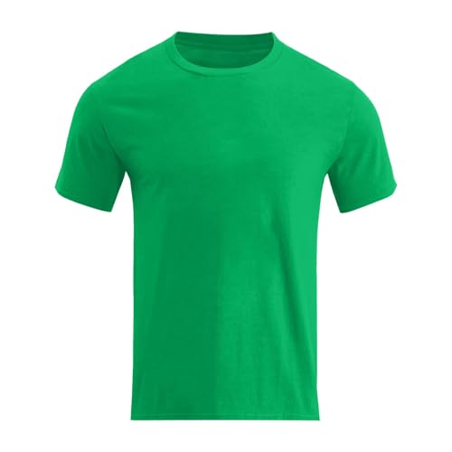 DENGJIAMY - Camisetas deportivas para hombre, estilo casual, para correr, entrenamiento, manga corta, talla grande, atlética, culturismo, transpirable, ropa de verano para hombre, Z15 Verde, 3XL