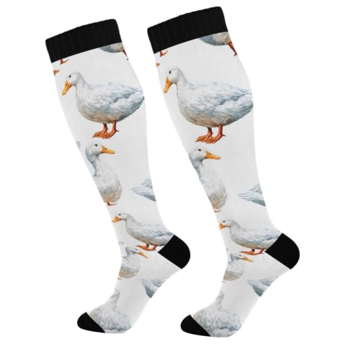 Image of Fisyme Socks for Women Men Warm Comfort Athletic Crew Running Hiking Cycling Compression Socks