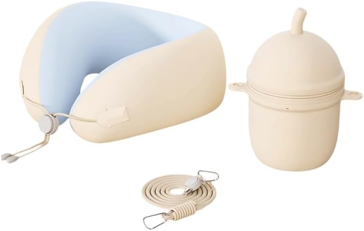 Memory Foam U-Shaped Travel-Friendly Portable Foldable Neck-Supporting Pillow