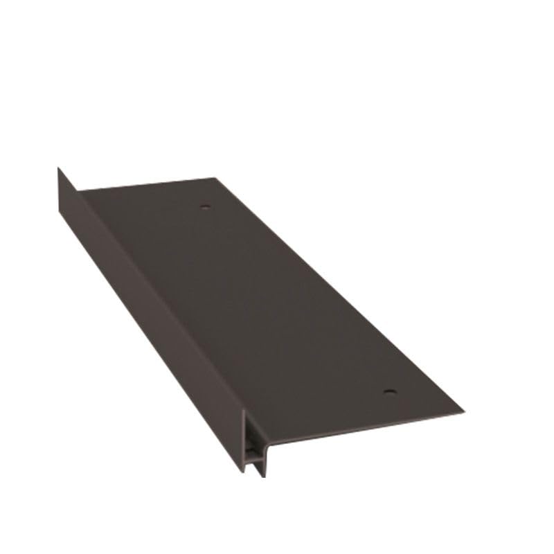 Renoplast® SW Perfil de Escalón de Aluminio para Suelos Ventilados | 200cm Grafito | Perfil de borde de escalón | Perfil de ángulo de escalera | Perfil de ángulo combinado de baldosas