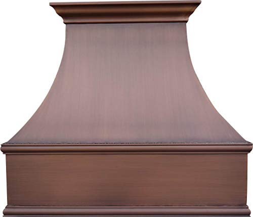 SINDA Natural Beautiful Copper Stove Range Hood with Powerful Range