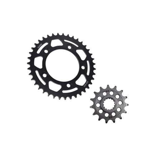 Pignons avant arrière moto 520 pour D1100 kit chaine couronne 39 dents 15t