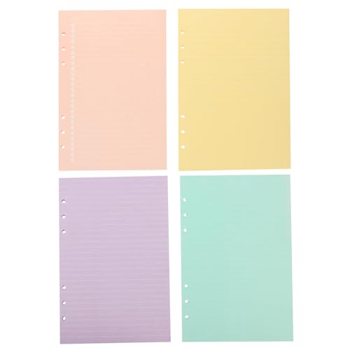 Feuilles mobiles pour agenda classeur et bloc-notes 160 pages anti-bavure