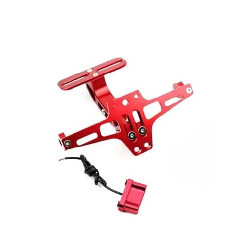 Support plaque d'immatriculation moto rouge cadre plaque r6 yzf-r7 r3 accessoire