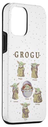 Coque iPhone 12 mini Star Wars Grogu Moods R16 en silicone protégeant contre les chocs