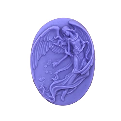 Silicone Soap and Candle Mold - Oval Girl Resin Mould (12002)
