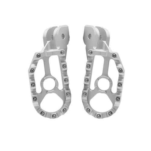 Repose-pieds de moto argent pour Ducati Scrambler et pédales de scooter antidérapantes