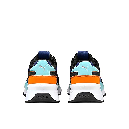 PUMA PUMA RS 2.0 Sneaker, Black-Angel Blue, 5 US Unisex Big Kid
