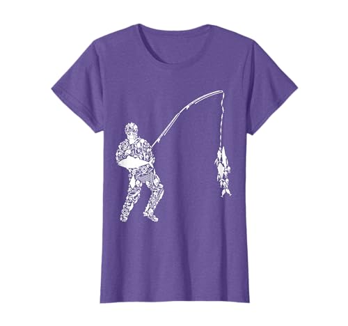 Fishing fish men kids boys t-shirt