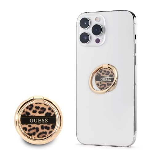 Guess GURSHCLEOW Support pour Bague Motif léopard Marron