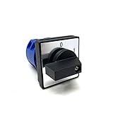 2 polos Interruptor rotativo de levas (4 polos 20 A)